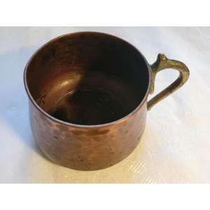 Tasses à thé et à café en cuivre martelé antique, mugs à bière vintage avec poignée en laiton, dernières créations, tasses en cuivre réutilisables, logo personnalisé - Product Image 6