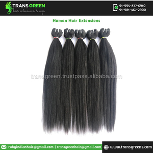 มัดผมคนแท้20นิ้วสำหรับ100% ผมตรงชาวบราซิลแท้ไม่ผ่านกระบวนการจัดการที่ดีที่สุด - Product Image 3