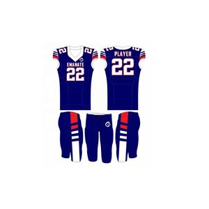 Uniformes de Fútbol Americano Personalizados de Alta Calidad con Bordado Tackle Twill, Conjuntos de Fútbol Americano Universitario de Manga Corta Estampados - Product Image 1