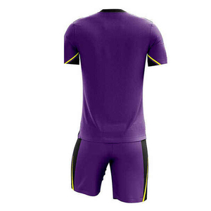 Uniforme de Fútbol de Dos Tonos Color Marrón Marino, Uniforme de Fútbol Personalizado Sublimado, Uniforme de Fútbol Transpirable de Poliéster de Alta Calidad - Product Image 6