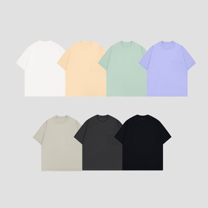 T-shirt Homme Haut de Gamme à Épaules Tombantes, Streetwear Lourd 100% Coton Écologique, Séchage Rapide, Respirant, 220g - Product Image 5
