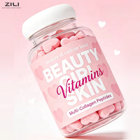 Gummies de collagène sans sucre à marque privée avec biotine et vitamine C pour la croissance des cheveux, les soins de la peau et la beauté – Complément de collagène