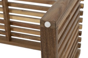 Banco de madera de acacia minimalista moderno Asientos duraderos para interiores y exteriores para hoteles Fabricado en Vietnam - Product Image 6