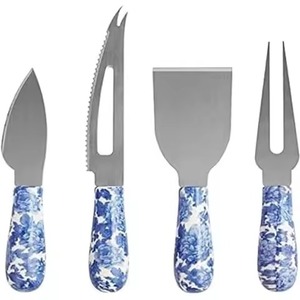 ชุดมีดสแตนเลสสำหรับชีส พร้อมที่ตัดชีส อุปกรณ์เสริมสำหรับเสิร์ฟในครัว - Product Image 1