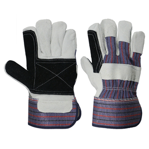 Guantes de Soldadura de Cuero Vacuno Amarillo Resistentes al Calor de Vantrex Industries, Nivel de Corte ANSI/ISEA 1 para Trabajo Industrial - Product Image 4