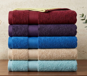Toallas de Mano Desechables de Algodón Orgánico Teñido en Azul Cielo, de Primera Calidad y Alta Absorbencia, para Spa, Viajes, Playa y Piscina - Product Image 6
