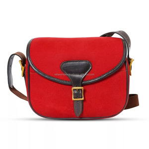 Sac de transport pour cartouches 100-125 en toile et cuir premium 100% personnalisable et durable, pour femmes, pour le tir à l'argile, étui pour munitions, REHEXIMPEX - Product Image 1