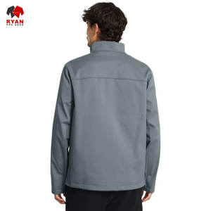 Veste Softshell de Qualité Supérieure pour Hommes, Fermeture Éclair, Col Montant, Tissu Respirant avec Logo Personnalisé - Product Image 4