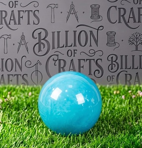 Ornements d'art ronds en résine, boules décoratives multicolores pour la décoration de la maison et la collection d'artisanat créatif - Product Image 6