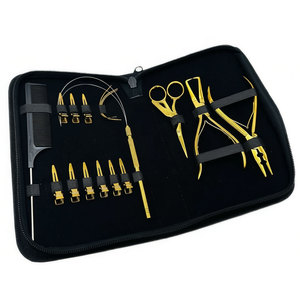 Hand Tied Stainless Steel Professional Hair Extension Tools Kit Custom 17-Piece <b>Pliers</b> <b>Set</b> - Product Image 1