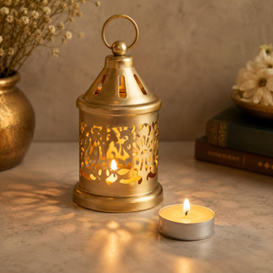 <b>Lantern</b> Candle Holder Decorative Hanging <b>Tealight</b> <b>Lantern</b> Moroccan Style Cutout Candle Holder for Home Wedding Party Table Decor - Product Image 6