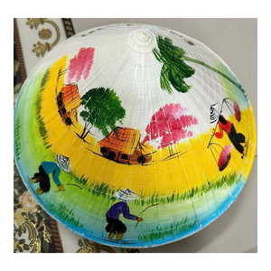 Sombrero Non La Vietnamita Hecho a Mano de Primera Calidad, Tradicional, de Hoja de Palma, con Bordado a Mano, Unisex, para las Cuatro Estaciones, para Regalo de Moda - Product Image 3