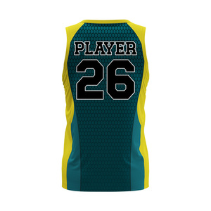 Camisetas Deportivas Personalizadas con Cuello en V, 100% Poliéster, Transpirables, de Secado Rápido, para Hombre, Tallas Grandes, para Baloncesto - Product Image 5