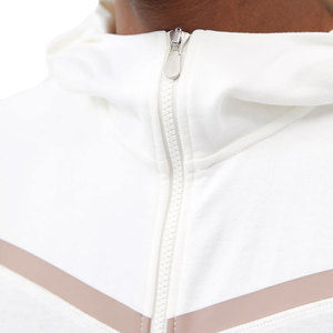 Premium <b>White</b> <b>Zip</b> <b>Up</b> Tech Fleece Hoodie Men Custom Logo Slim Fit Hooded Sweatshirt Streetwear Sportswear Tracksuit Jacket 2024 - Product Image 2
