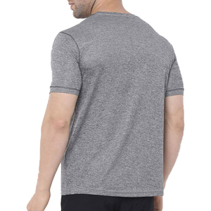 T-shirts pour hommes à séchage rapide, décontractés, à manches courtes, respirants, personnalisables, unis, en vente à bas prix - Product Image 5