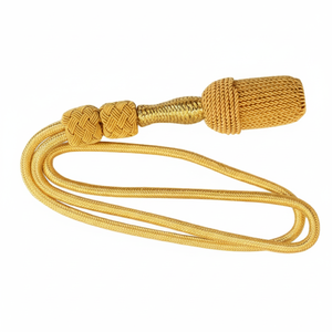 Nudo de Espada de Alambre Dorado Personalizado de Alta Calidad, Diseño Único, Accesorio Ceremonial para Uniforme, para Equipo de Defensa Personal - Product Image 4