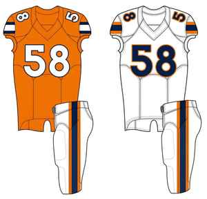 Maillot de football américain personnalisé à manches courtes en maille respirante avec broderie en twill pour équipe, fabrication OEM en gros - Product Image 5