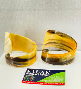 Meilleure qualité en gros corne de buffle manchette bracelet bijoux de mode direct de l'inde Javed artisanat prix par FWE - Product Image 4