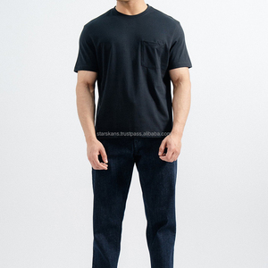 เสื้อยืดผ้าฝ้าย100% สำหรับผู้ชายทรงหลวมพิมพ์ลาย - Product Image 3