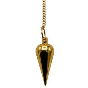 Pendentif Feng Shui en cône classique poli avec dôme, pour la guérison énergétique, la divination, respectueux de l'environnement, artisanat - Product Image 3