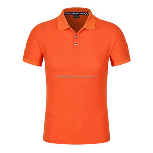 200GSM 65% ผ้าฝ้าย35% โพลีเอสเตอร์แบบเรียบๆพิมพ์โลโก้ OEM แบบเรียบๆเสื้อยืดโปโลผ้าฝ้าย100% แบบหลวมๆสำหรับผู้ชาย - Product Image 3