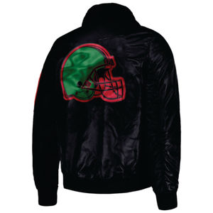 Chaqueta Unisex Reversible de Alta Calidad, Personalizada, Estilo Vintage, con Cierre a Presión, Satinada, Bordada con Logotipo Personalizado en la Parte Delantera, Ecológica - Product Image 3