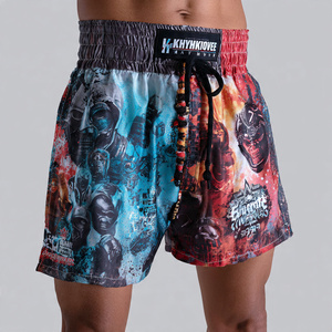 Pantalones Cortos de Boxeo de Alta Calidad con Estampado Personalizado, Pantalones Cortos de Muay Thai con Logotipo Impreso Personalizado, Guantes de Boxeo, Pantalones Cortos de Muay Thai - Product Image 1