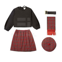 Kilt Acrílico Personalizado para Adultos, Diseño Sólido, Transpirable, Unisex, Vestido Tradicional de las Tierras Altas