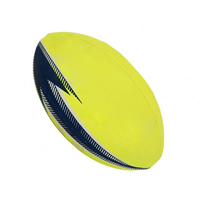 Bola Rugby Latihan Oxva Industries OI-RB-06 Cetak Logo Kustom, Karet PVC Tahan Lama, Warna Kustom, Anti-stres