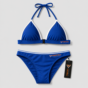 2026 Sublimation Beach Women Sexy <b>String</b> 2 Piece <b>Bikini</b> Set Cheeky Halter Swimsuit <b>Bikini</b> Wear Front - Product Image 3