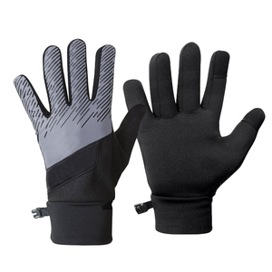 Athletic Full Finger Running <b>Gloves</b> Breathable Lightweight Silicone Grip Touchscreen Outdoor Training Cycling Hiking Sports - Product Image 3