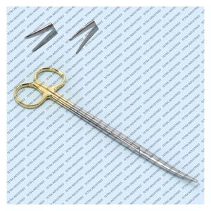 กรรไกรตัดเย็บแบบโค้งสำหรับคนถนัดซ้าย ยี่ห้อ TC Metzenbaum ขนาด 7 นิ้ว สำหรับผ่าตัด ปลายทู่ ผลิตจากสแตนเลสอย่างดี ได้รับการรับรองมาตรฐาน CE - Product Image 1