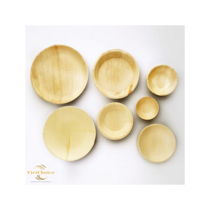 Areca Palm Leaf Square Plastic Plates Multi-Size <b>Disposable</b> Biodegradable Eco Dinnerware Set VietChoice - Product Image 3