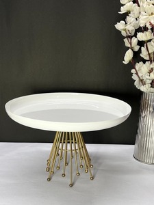 Most Stylish Antique Metal White <b>Cake</b> <b>Stand</b> Elegant Wedding Centerpiece & Table Decoration for Weddings Parties Birthdays - Product Image 2