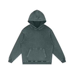 Casual Men Custom Material Men Acid Wash Hoodies Basics Cotton Blended Men's Plain Acid Wash Hoodies Printed 100% Cotton Men's - Product Image 1