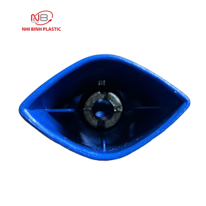 Custom OEM Blue ABS Plastic Handle for Ostrich Feather <b>Duster</b> Injection Molding Manufacturer 57.8x38.1x215mm - Product Image 4