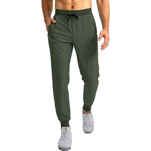 High Quality Gym Joggers Factory Direct Price Track Pants Active Wear Trousers Custom <b>Men</b> <b>Lycra</b> Sweatpants - Product Image 1