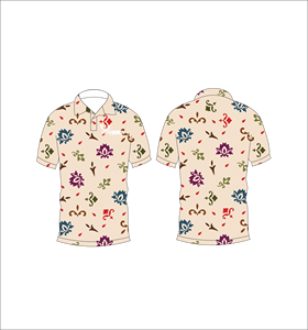 เสื้อโปโลพิมพ์ลายดอกไม้แบบกำหนดเอง แขนสั้น สวมใส่สบาย เหมาะสำหรับกอล์ฟ เทนนิส ชุดทีมฤดูร้อน - Product Image 4