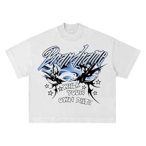 T-shirts pour hommes de haute qualité, sur mesure, style streetwear, en tissu coton Polystar, avec logo personnalisé. - Product Image 4