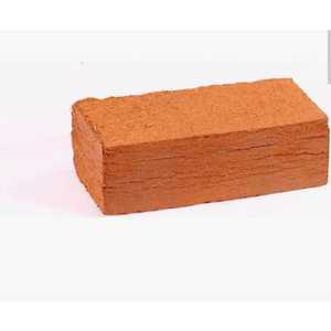 Bloc de fibre de coco biologique, brique de cocopeat, support de culture naturel brun pour le jardinage - Product Image 1