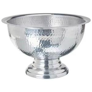 Seau à champagne de luxe en argent plaqué avec motif grue, pour bar, hôtel, mariage, fête, décoration - Product Image 5