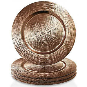 Assiette de Présentation Écologique en Métal Poli Style Américain pour Mariage, Fête, Table à Manger – Décoration Élégante pour Événements - Product Image 1