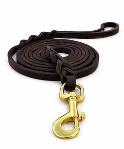 Laisse pour chien en cuir de vachette faite à la main - Product Image 4