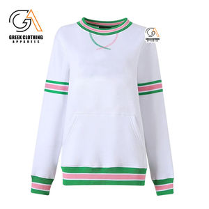 Sweat-shirt pour femme Alpha Kapa Sorority, personnalisé, en molleton de coton épais, coupe oversize, à col rond, à séchage rapide, style grec - Product Image 2