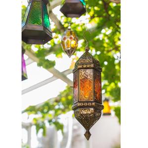 Faroles Marroquíes Antiguos de Hierro Hechos a Mano, Ecológicos, con Diseño Grabado a Mano, para Decoración Festiva del Hogar y Jardín - Product Image 2