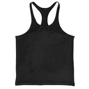 2021 Collection d'été grande taille hommes débardeur de gymnastique en gros plaine Stringer gilet pour hommes sport plaine débardeur pour hommes - Product Image 4