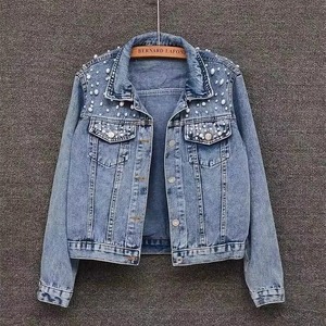 Newest Style Women Denim Jacket Long Oversized Jean Jacket Casual Winter Fur Lining Custom Logo OEM Ladies Fashion Denim Jacket - Product Image 6