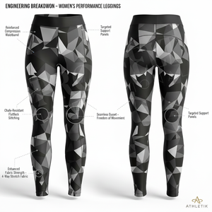 Leggings de compression Pro Felt sur mesure pour le fitness, le yoga, la course et l'haltérophilie – Vente en gros de pantalons ajustés pour la gym - Product Image 2