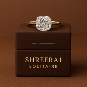 Bague de fiançailles solitaire en moissanite taille marquise originale, certifiée IGI, argent sterling 925, or 14 carats, 2,50 carats, élégante pour les fêtes - Product Image 3