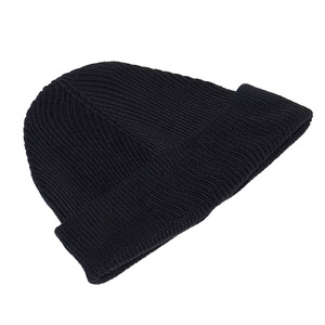 Windproof Quick Dry Beanie <b>Caps</b> For Adults Black Color Casual Wear Outdoor <b>Plain</b> Classic Foldable Winter Hats - Product Image 5
